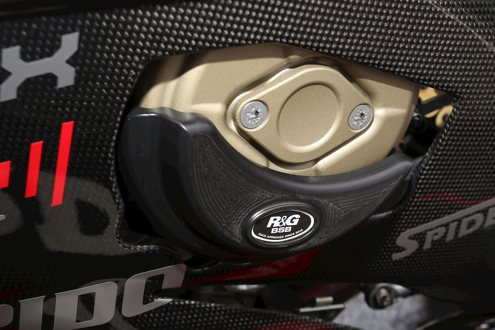 Protezione Motore Sx Tipo Radiale Hdpe Ducati Panigale V4 S 18 V4R 19 Streetfighter V4 20 70456 - Endurrad