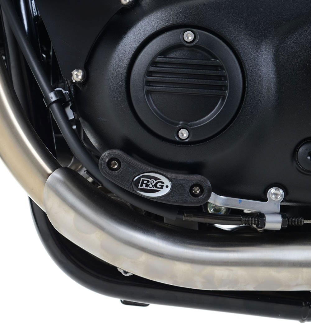 Protezione motore SX, Triumph Thruxton 1200/1200R - Speed Twin '19 - Street Twin - T120 Bonneville - Street Cup '17 - ENDURRAD