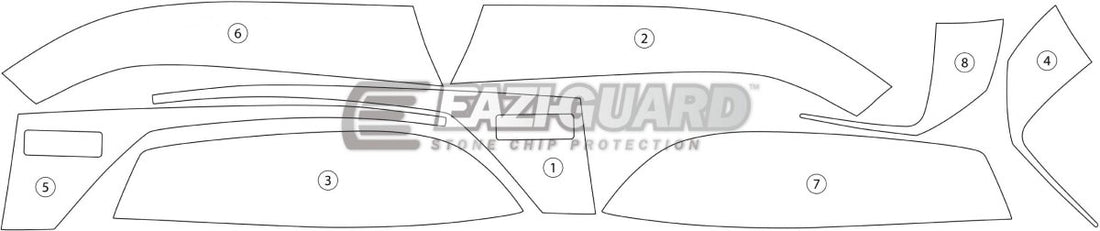 Pellicola protettiva valigie laterali BMW R 1200 RT 2014-2017 – foto 2