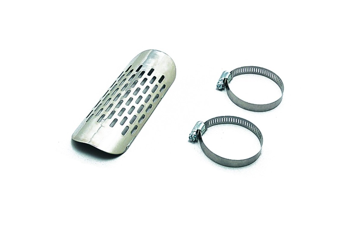 Protezione scarico acciaio inox - diam.40 - 55mm (perforata) - ENDURRAD