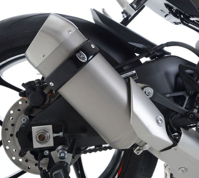 Protezione Silenziatore Yamaha Yzf R1 15 Mt 10 Kawasaki Zx 10R 16 Ninja 125 Z125 19 Versys X 250 300 Honda CBR1 12244 Rg EP0020BK - ENDURRAD