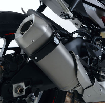 Protezione Silenziatore Yamaha Yzf R1 15 Mt 10 Kawasaki Zx 10R 16 Ninja 125 Z125 19 Versys X 250 300 Honda CBR1 12244 Rg EP0020BK - Endurrad