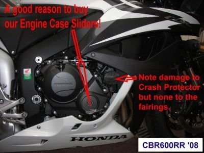 Protezioni Motore Dx Honda Cbr 600 Rr 07 08 5086 Rg ECS0030BK - ENDURRAD
