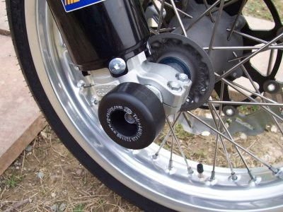 Protezioni Perno Forcella Anteriore Aprilia Sxv 450 550 06 5480 Rg FP0052BK - ENDURRAD