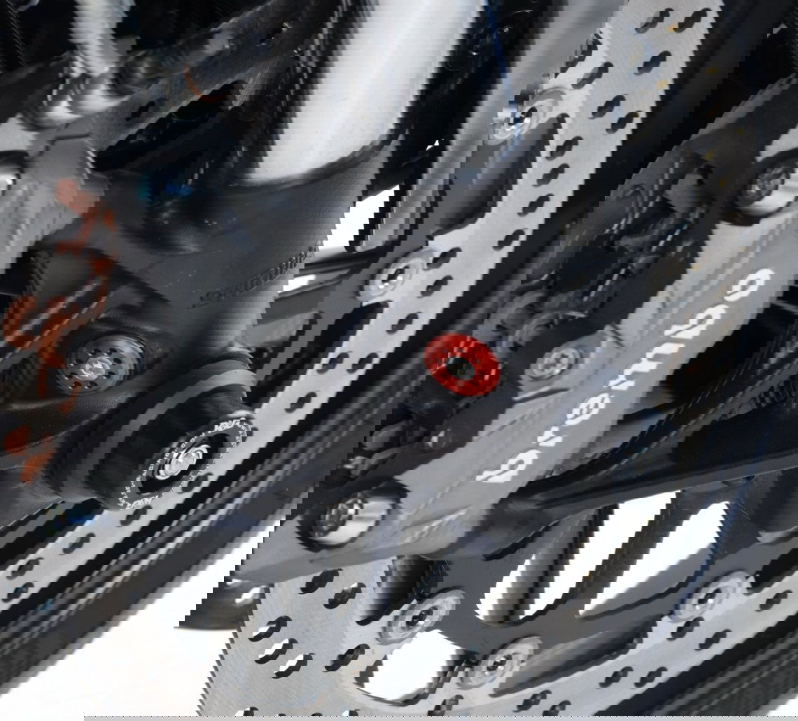 Protezioni Perno Forcella Anteriore Ducati 899 959 1199 1299 V4S 18 V4R 19 V2 Streetfighter V4 20 Tutti I Modelli Tipo 12281 Rg FP0171BK - Endurrad