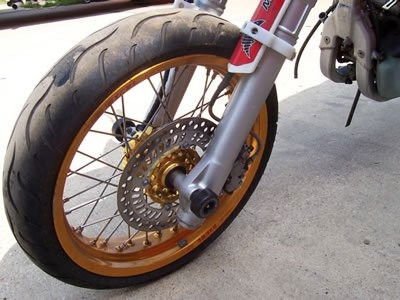 Protezioni perno forcella anteriore, Honda XR 650R - ENDURRAD