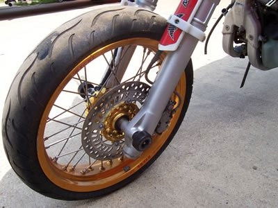 Protezioni perno forcella anteriore, Honda XR 650R