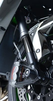 Protezioni Perno Forcella Anteriore Kawasaki H2 H2R 12280 Rg FP0170BK - ENDURRAD