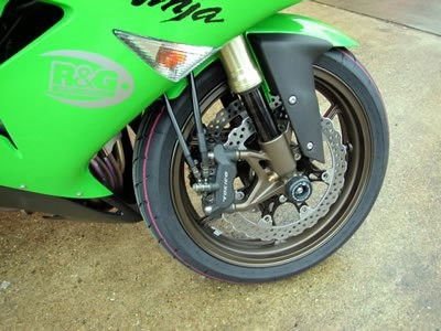 Protezioni Perno Forcella Anteriore Kawasaki Zx 10R 06 07 5470 Rg FP0044BK - ENDURRAD