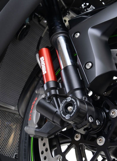 Protezioni Perno Forcella Anteriore Kawasaki ZX10 R 16 15505 Rg FP0182BK - ENDURRAD