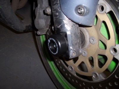 Protezioni Perno Forcella Anteriore Kawasaki ZX6 R 95 99 F1 G2 5477 Rg FP0048BK - ENDURRAD