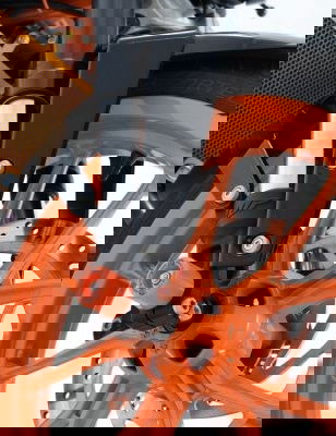 Protezioni Perno Forcella Anteriore Ktm 125 200 390 Duke RC125 200 390 Husqvarna Vitpilen Svartpilen 401 5552 Rg FP0106BK - Endurrad