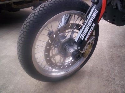 Protezioni Perno Forcella Anteriore Ktm 660 Smc LC4 2004 In Poi Rg FP0024 - Endurrad