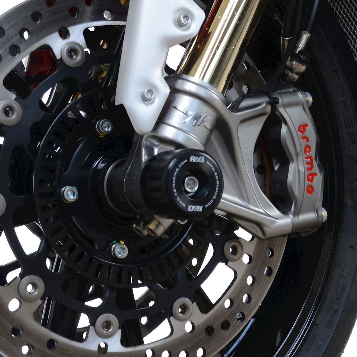Protezioni perno forcella anteriore, MV Agusta Brutale 1000RR '20- / Oro '20-