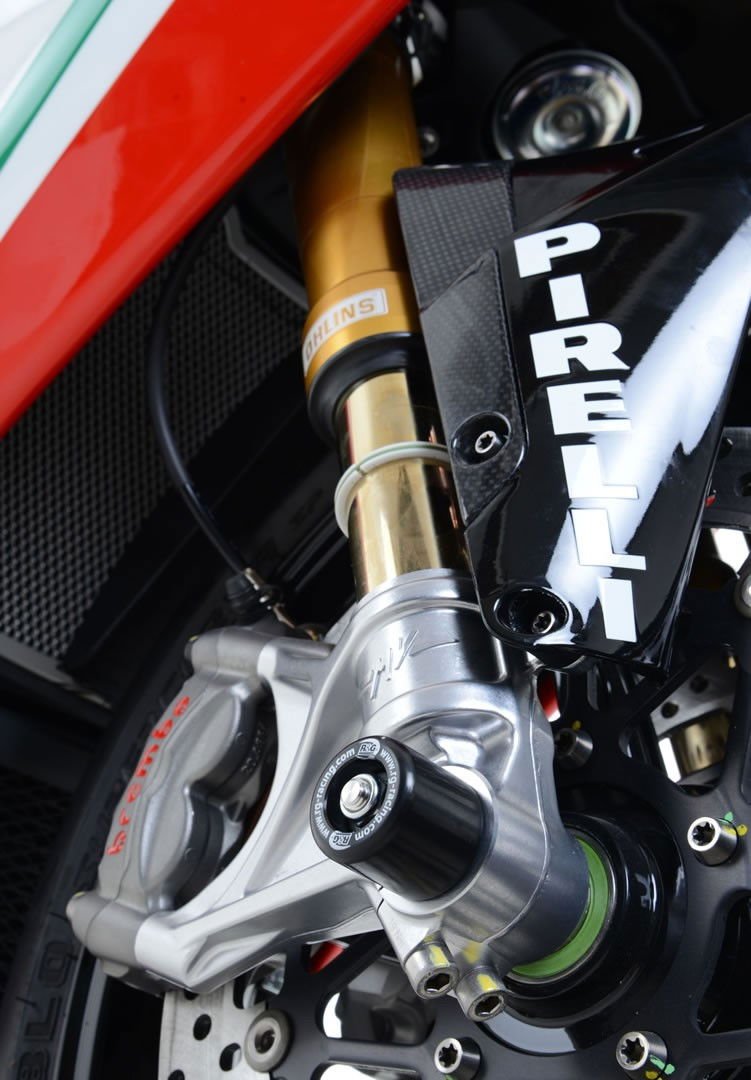 Protezioni perno forcella anteriore, MV Agusta F 4 RC '15 - / F4RR '11 - c/ohlins forks (tipo piccolo) R&G - ENDURRAD