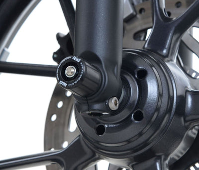 Protezioni Perno Forcella Anteriore Triumph Street Twin 900 T120 Bonneville 17355 Rg FP0189BK - ENDURRAD