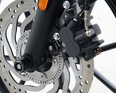 Protezioni Perno Forcella Anteriore Triumph Street Twin 900 T120 Bonneville 17355 Rg FP0189BK - ENDURRAD