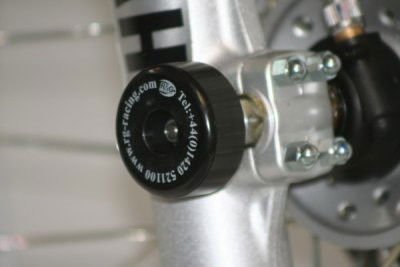 Protezioni Perno Forcella Anteriore Yamaha DT125R X 06 7233 Rg FP0074BK - ENDURRAD