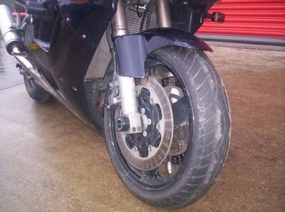 Protezioni Perno Forcella Anteriore ZX7 R ZXR750 ZZR1200 Z 1000 Up To 06 5427 Rg FP0021BK - Endurrad