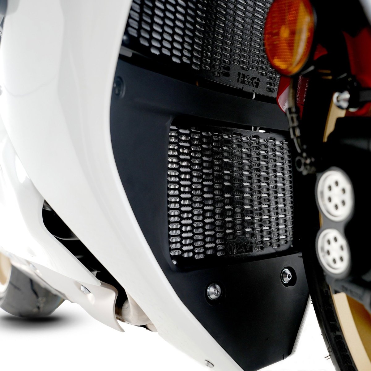 R G Racing Protezione Radiatore Olio Pro Di Colore Nero Per Yamaha Rg OCG0057PRO - ENDURRAD