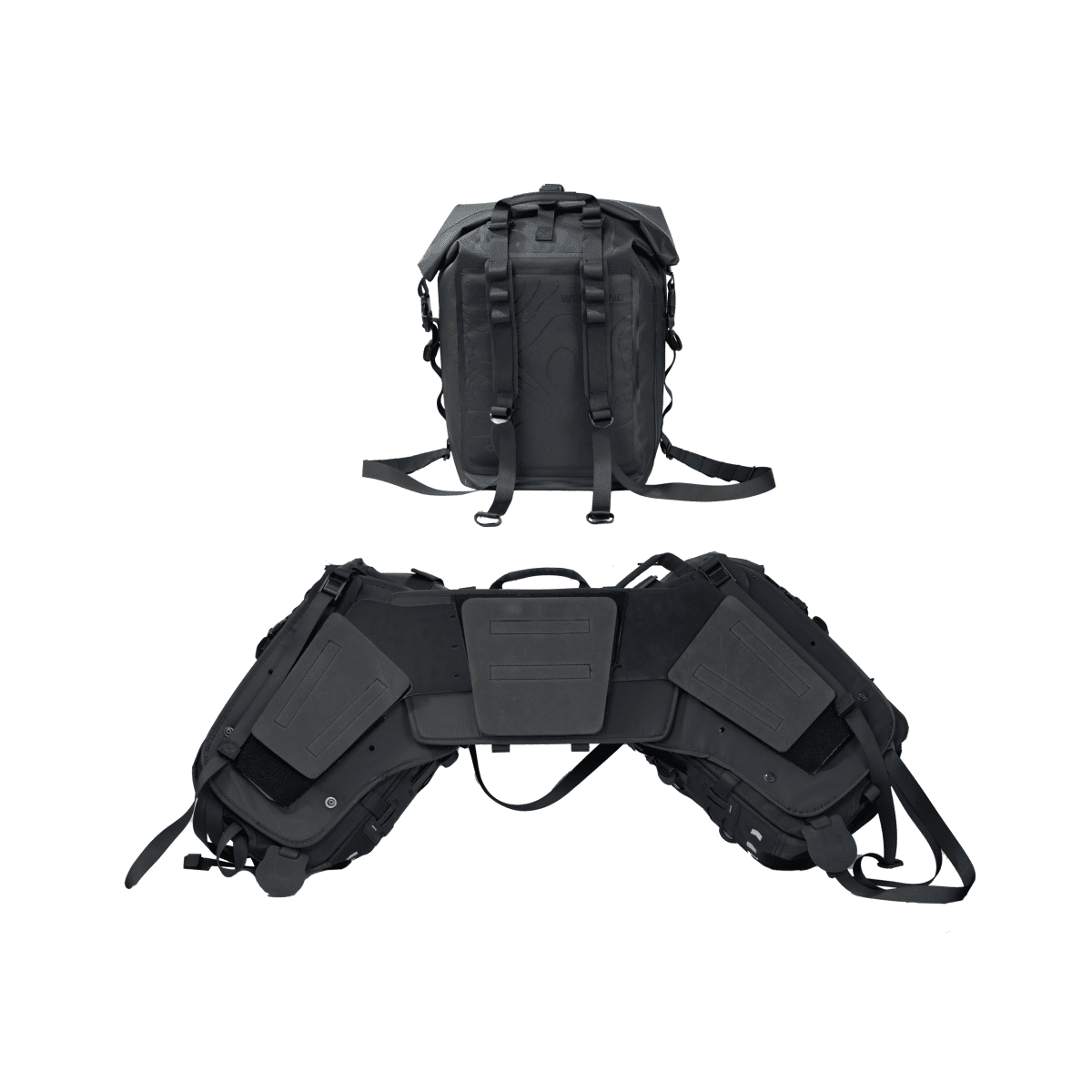 Ranger Wilds Enduro 80 - Sistema Completo Borse Rackless Moto Adventure (80L) - ENDURRAD