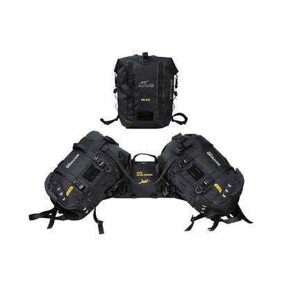 Ranger Wilds Enduro 80 - Sistema Completo Borse Rackless Moto Adventure (80L) - ENDURRAD