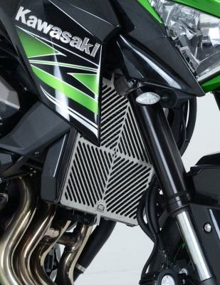 Retina Prot Radiatore Acciaio Inossidabile Kawasaki Z750 07 Z750R Z800 Z1000 10 Z1000R 17 Ninja 1000SX 20 Z 10786 Rg SRG0014SS - ENDURRAD