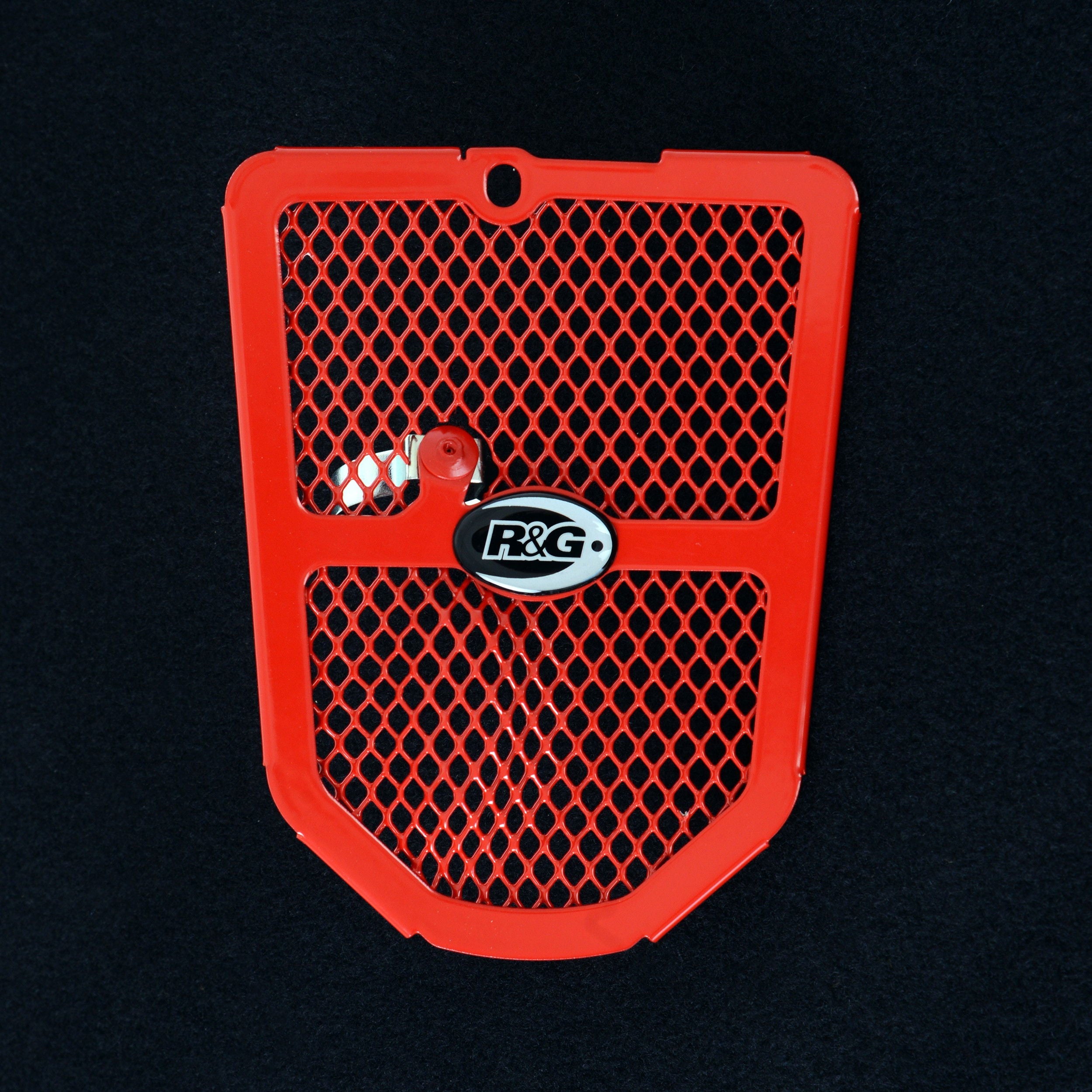 Retina protezione collettori scarico Honda CBR1000RR / SP / SP2 '17- - colore rosso R&G