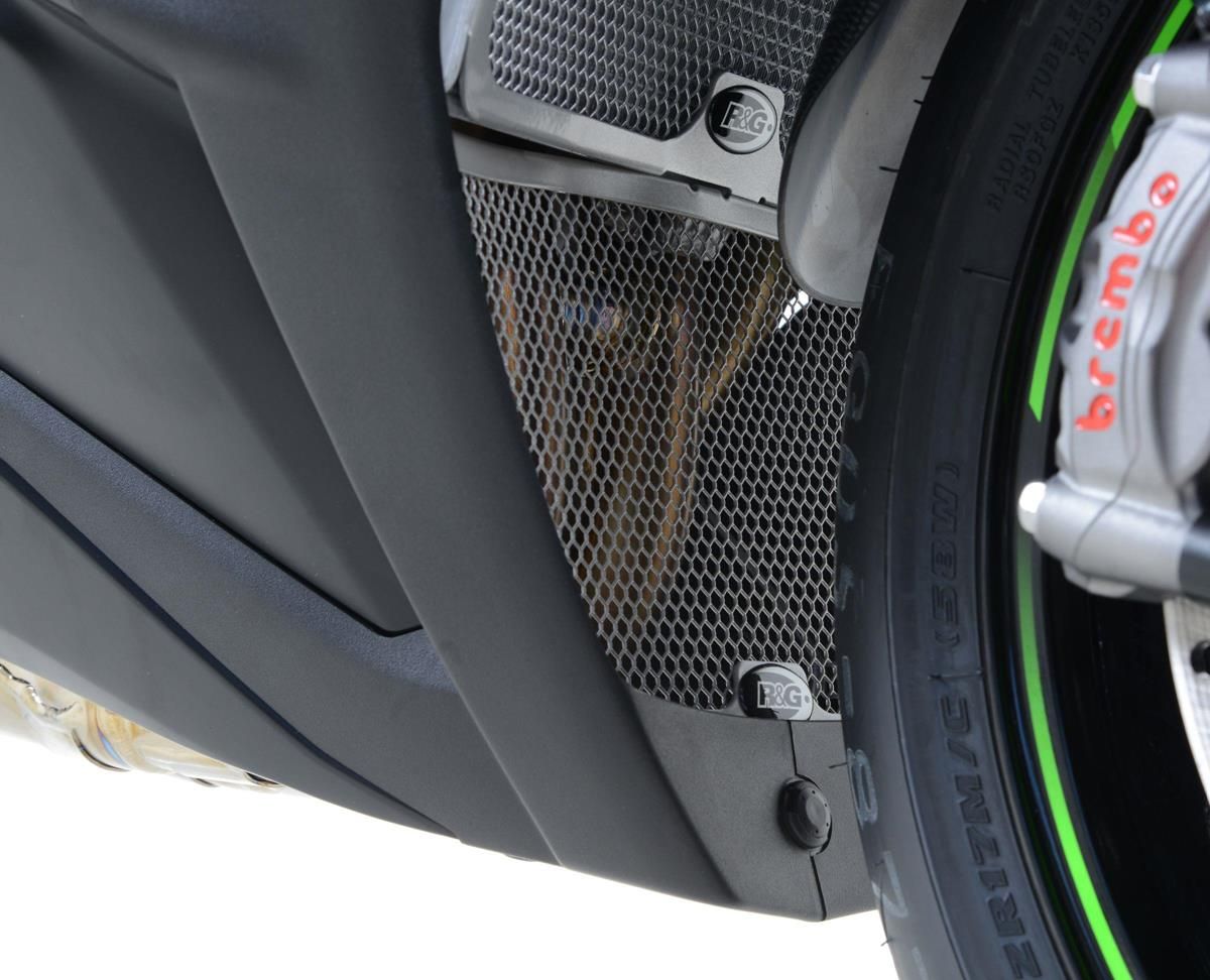 Retina protezione collettori scarico Kawasaki ZX10R '11-'16 (da installare con RAD0200BK)