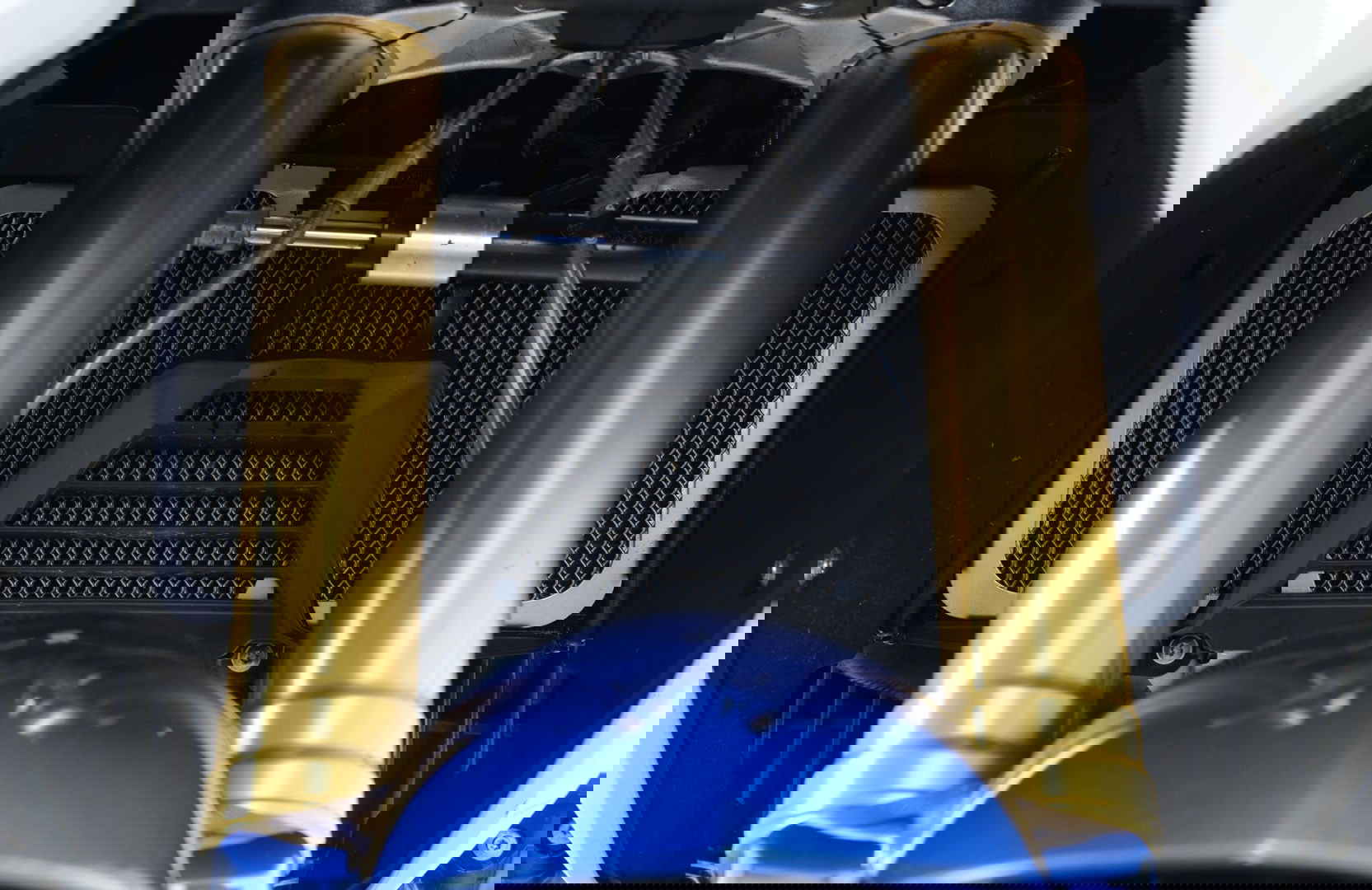 Retina protezione radiatore - BMW R1200RS '15- / R1200R '15- / R1250RS Sport '19- / R1250R Sport '19- (colore azzurro)