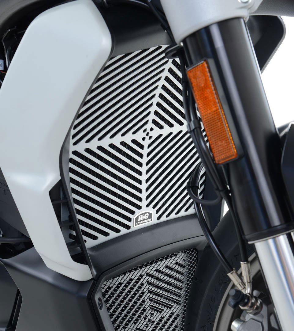 Retina protezione radiatore - DUCATI X - DIAVEL / X - DIAVEL S alluminio satinato - ENDURRAD