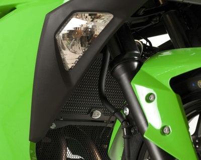 Retina Protezione Radiatore Kawasaki Ninja 300 250 08 17 Z250 13 18 Z300 Colore Verde 11924 Rg RAD0139GR - ENDURRAD