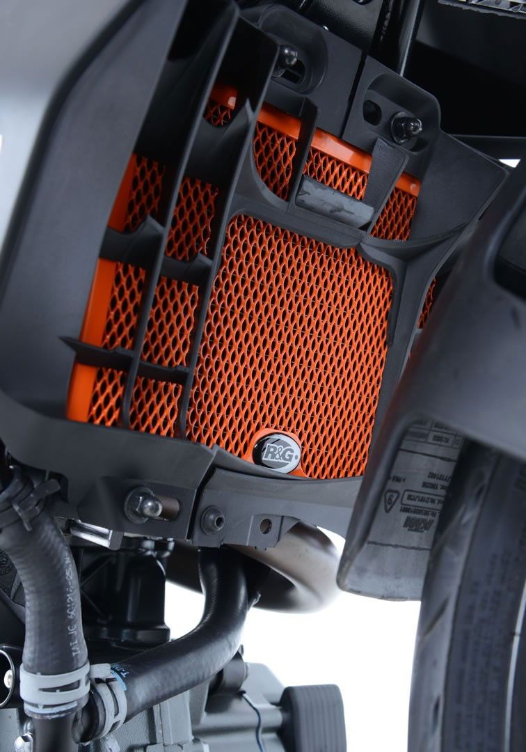 Retina protezione radiatore - KTM 125/200 Duke (arancio) - ENDURRAD