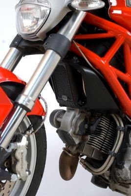Retina Protezione Radiatore Olio Ducati M1100 M1100S M1100 Evo M796 7303 Rg OCG0014BK - ENDURRAD