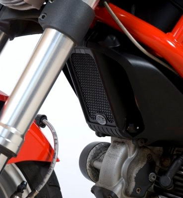 Retina Protezione Radiatore Olio Ducati M1100 M1100S M1100 Evo M796 Colore Rosso 11910 Rg OCG0014RE - Endurrad