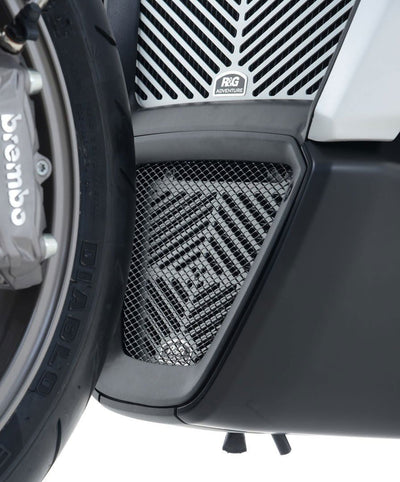 Retina Protezione Radiatore Olio Ducati X Diavel X Diavel S Colore Alluminio Satinato 17373 Rg OCG0028SI - ENDURRAD