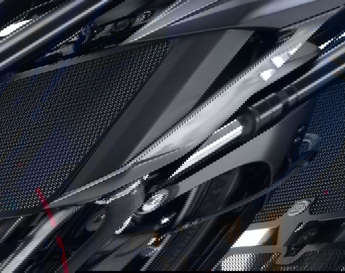 Retina protezione radiatore  - Suzuki GSR750 '11 / GSXS 750 '17- (colore titanio)