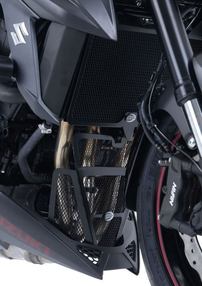 Retina protezione radiatore  - Suzuki GSR750 '11 / GSXS 750 '17- (colore titanio)