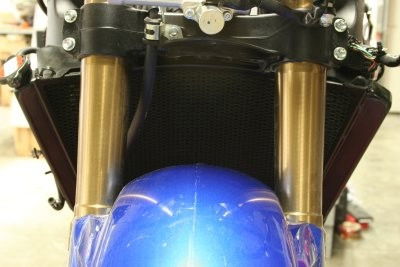 Retina protezione radiatore Titanium - Suzuki Gsxr1000 K9-