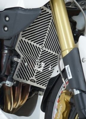 retina prot.radiatore & rad.olio, acciaio inossidabile, TRIUMPH 1050 TIGER '07 - '14 / 1050 TIGER SPORT '13 - '18 - ENDURRAD