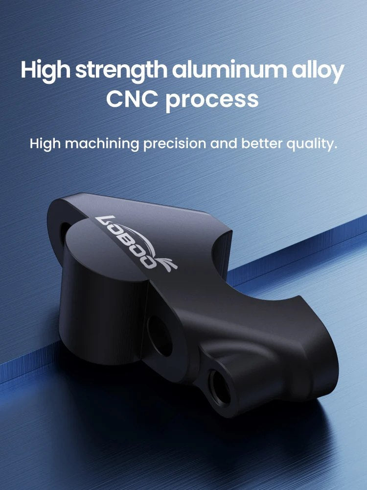 High-strength aluminum, CNC-machined