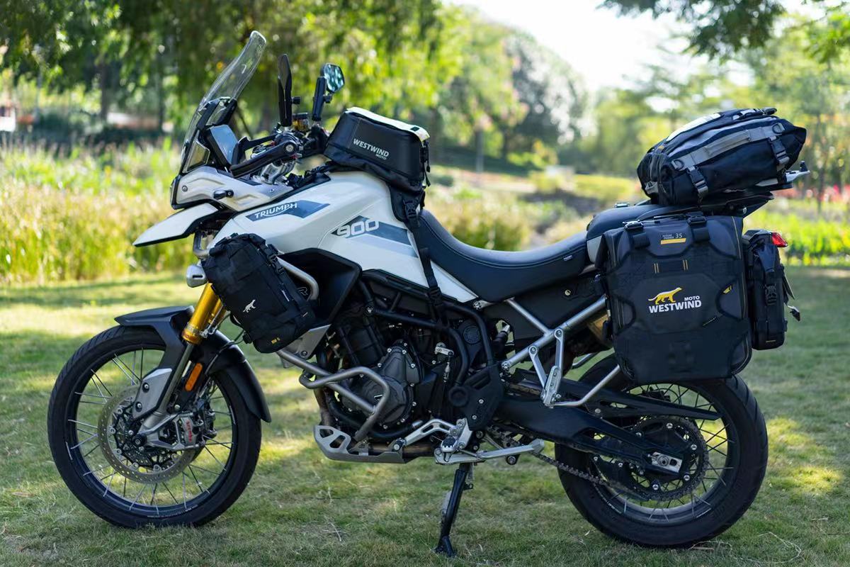 Set Portapacchi TRIUMPH TIGER 900/850 - Telaietti Laterali in Acciaio per Borse Morbide - ENDURRAD