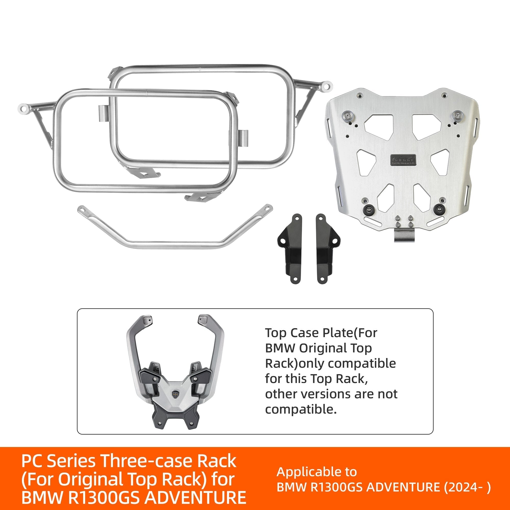 Kit portapacchi completo LOBOO per BMW R 1300 GS Adventure