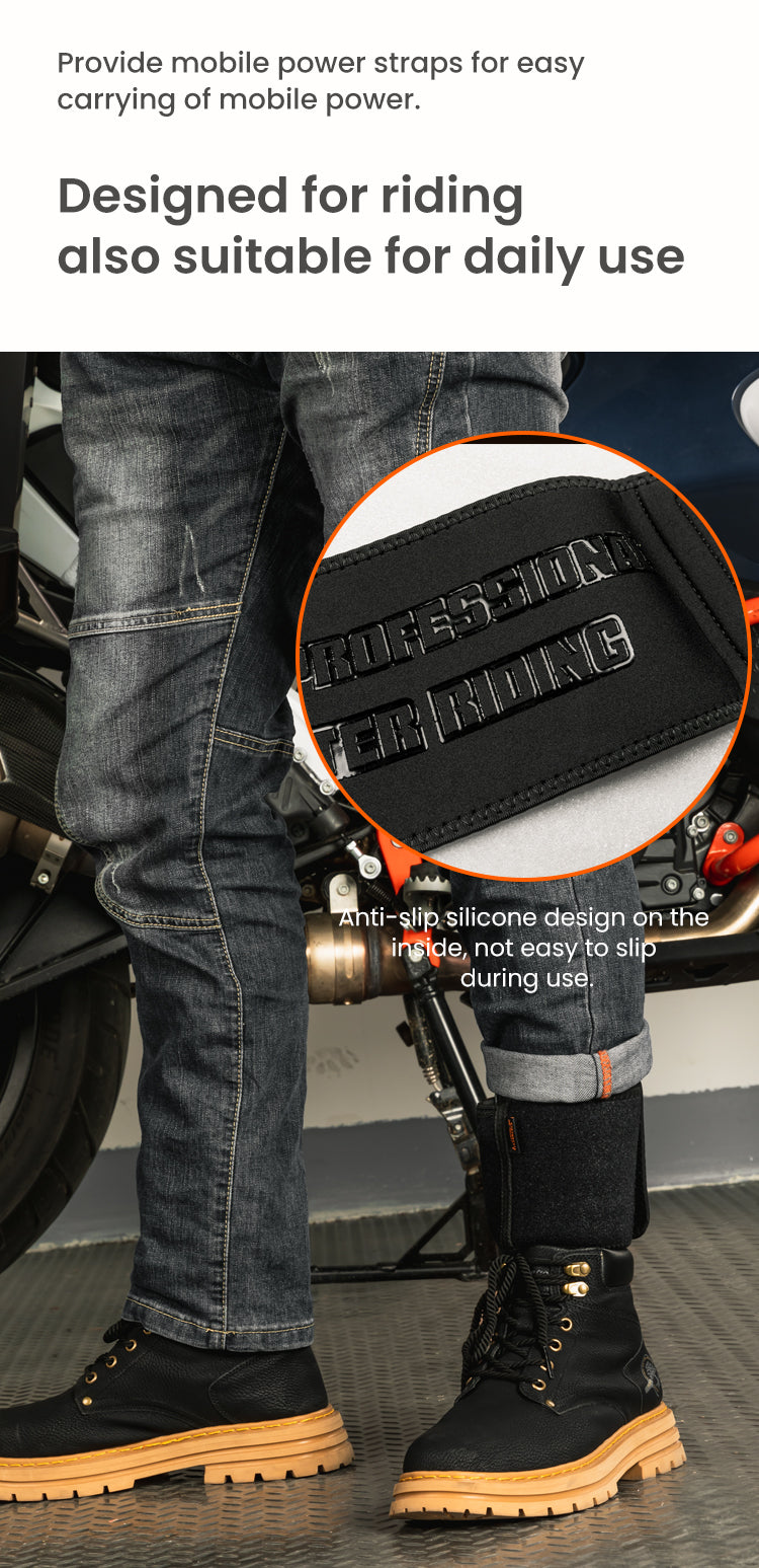 Fascia da polpaccio con silicone antiscivolo