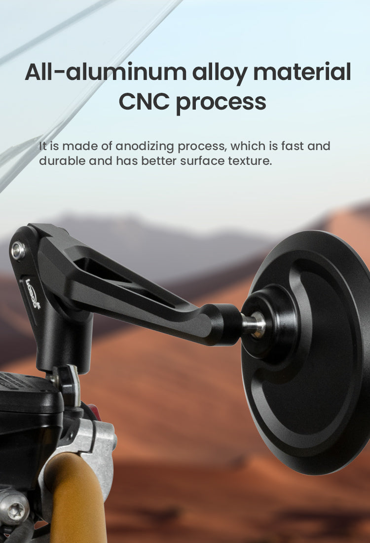 CNC-machined aluminum