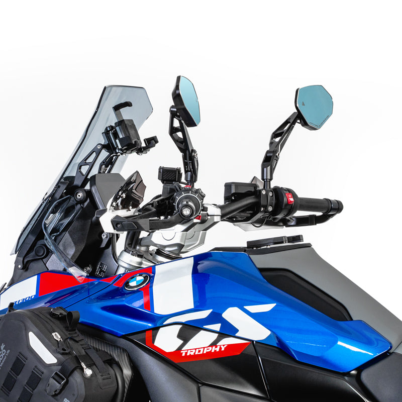 Specchietto LOBOO RM02-1300 montato sul lato destro di una BMW R 1300 GS