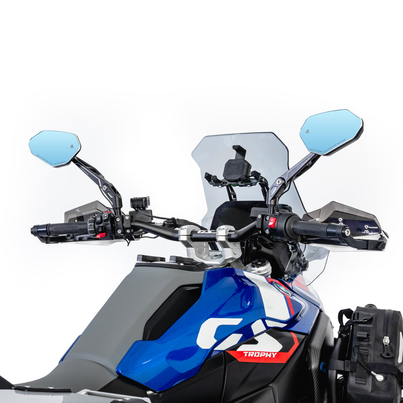 Specchietto LOBOO RM02-1300 montato sul lato sinistro di una BMW R 1300 GS