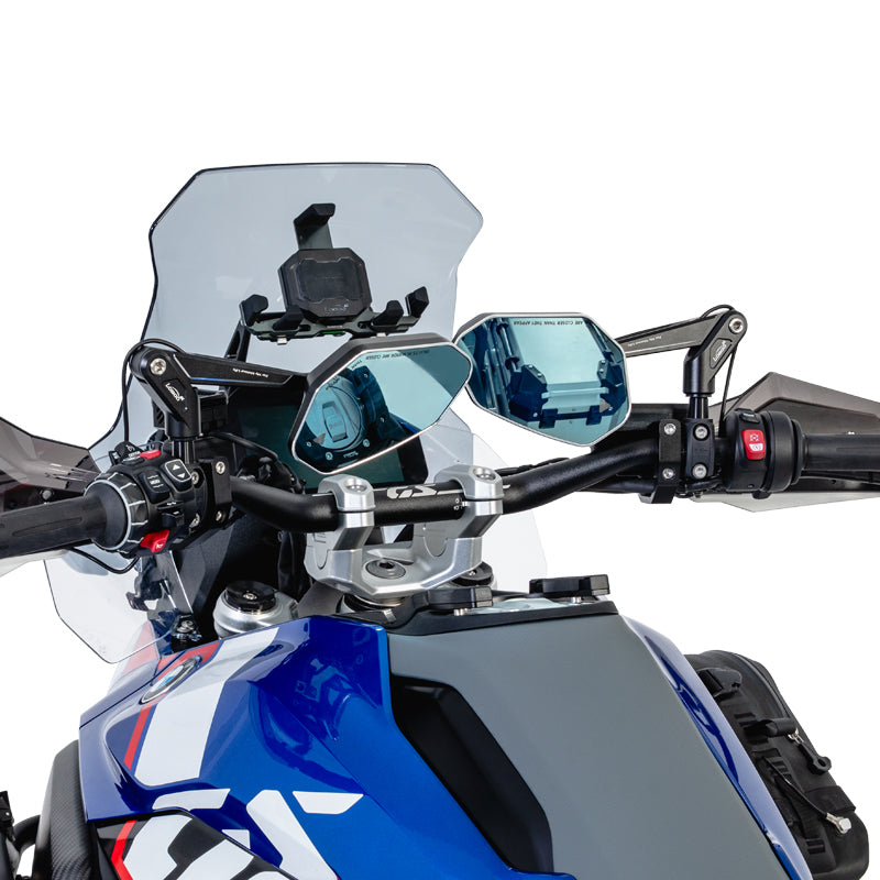 Specchietti LOBOO RM02-1300 sulla BMW R 1300 GS visti dalla posizione di guida