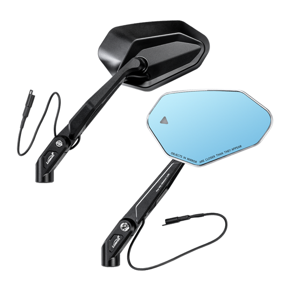LOBOO Foldable Motorcycle Rearview Mirrors for BMW R1300GS / R1300GS ADV