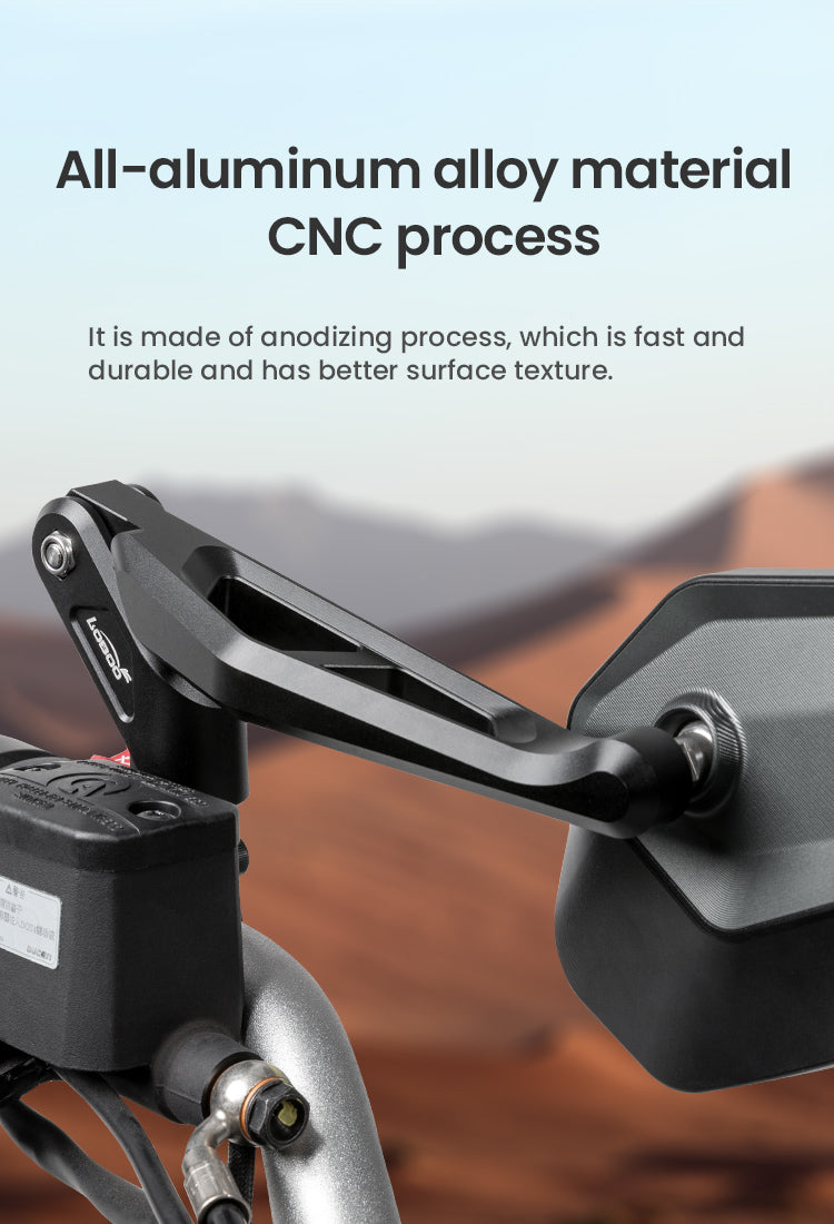 CNC-machined aluminum